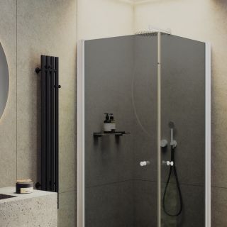 Душевой уголок MaybahGlass MGY-1296-1 80x80см белый