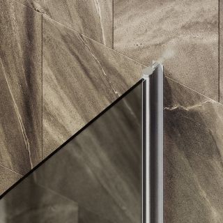 Шторка на ванну MaybahGlass MGV-766-5 40см хром матовый