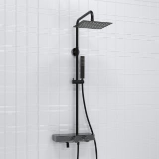 Душевой комплект WasserKRAFT A114.255.218.CB Thermo черный