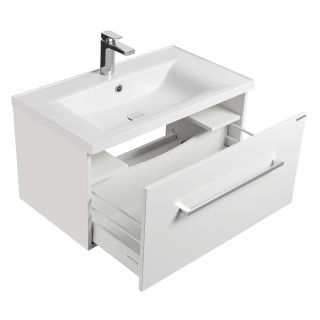 Тумба под раковину Акватон Мадрид М 80см белый 1A126801MA010