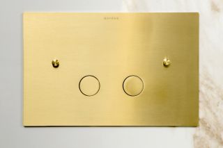 Кнопка смыва Boheme 647-MG золото матовое