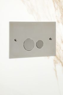 Кнопка смыва Boheme 648-SGM оружейная сталь