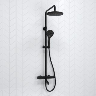 Душевой комплект WasserKRAFT A288.077.078.BM Thermo черный