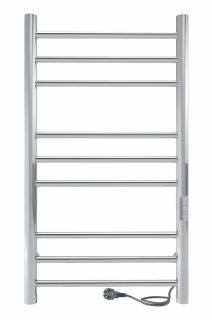 Полотенцесушитель электрический Indigo Line Trinity LСLTE80-50Rt 80x50 см хром