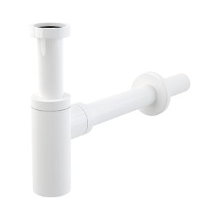 Сифон для раковины AlcaPlast Design белый цельнометаллический круглый ?32 A400B