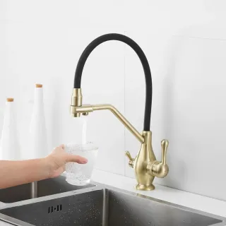 Смеситель для кухни Rose R858Q бронза