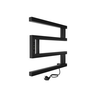 Полотенцесушитель электрический Indigo Muza DGM40-50BRRt 40x50 см чёрный муар