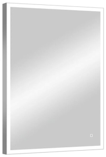 Зеркало с подсветкой Continent Solid ЗЛП620 реверсивное крепление 60x80см