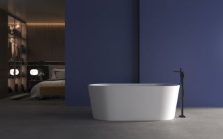 Акриловая ванна ABBER AB9209MW 170x80см белый