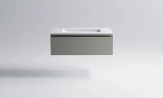 Тумба с раковиной Astra-Form Альфа 03060006ncss3502-y+04010008 90 см серо-бежевый матовый