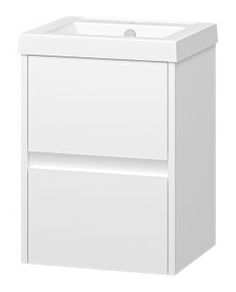 Подвесная тумба под раковину Misty Алиса 40см белый