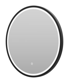 Зеркало с подсветкой Misty Альферац 60см чёрный