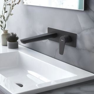 Смеситель для раковины Aquatek Бетта AQ1113MB черный