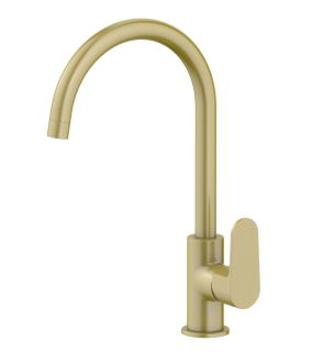 Смеситель для кухни Aquatek Оберон AQ1282BG шлифованное золото