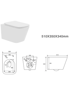 Комплект SET AQUATEK ЛИБРА T унитаз с инсталляцией и сиденьем микролифт