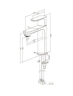 Смеситель для раковины Aquatek Альфа AQ1910CR хром
