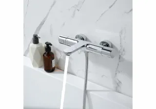 Смеситель для ванны Aquatek Альфа AQ1943CR с термостатом хром