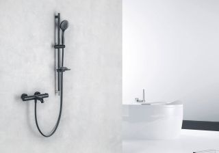 Душевой гарнитур Aquatek AQ2011MB чёрный матовый