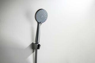 Душевая лейка Aquatek Бетта AQ2032BGM шлифованный чёрный хром