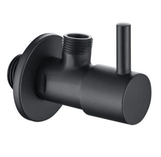 Угловой переходник Aquatek AQ2450MB чёрный матовый