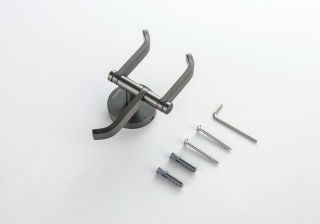 Крючок тройной Aquatek Бетта AQ4632BGM шлифованный чёрный хром