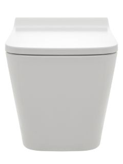 Подвесной унитаз AQUAme AQM2004 с крышкой-сиденьем белый глянцевый