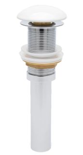 Донный клапан для раковины AQUAme AQM7002-0W без перелива белый