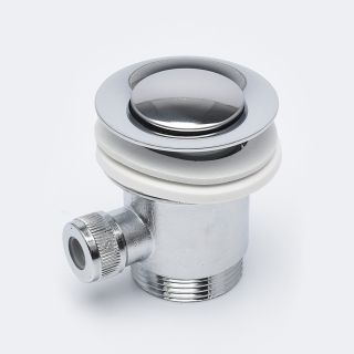 Смеситель для раковины AQUAme Prato AQMP6121 с донным клапаном хром