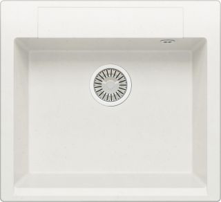 Мойка кухонная Polygran ARGO-560 белый хлопок 473370