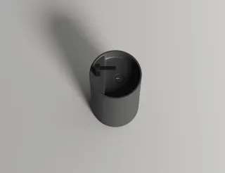 Напольная раковина Salini Armonia Top 01 S-Stone 130124MRF 45см RAL полностью