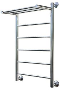 Водяной полотенцесушитель Тругор Аспект НП 1 П с полкой 80x50см хром Аспект1/нп8050П