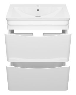 Напольная тумба под раковину Misty Атлантик 70 см белый