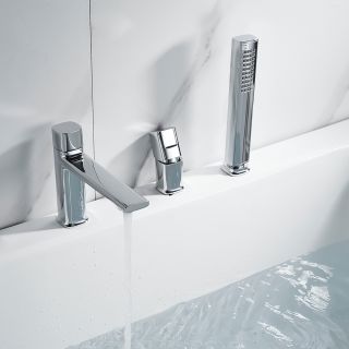 Смеситель на борт ванны Maretti Lorenza LR22RF842-B, хром