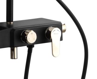 Душевая система AZARIO NEVO AZ-801-2 с поворотным изливом