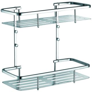 Полка прямоугольная двухэтажная Azario RINA AZ-835-2 подвесная