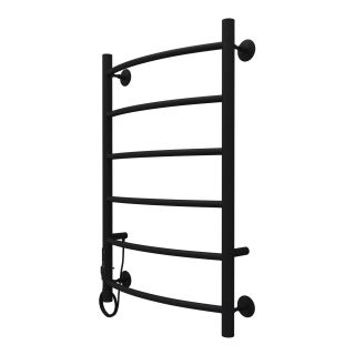 Полотенцесушитель электрический AZARIO VERONA AZ04758B 500/800 6 секций, диммер слева, черный