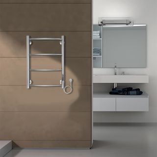 Полотенцесушитель электрический AZARIO VERONA AZ04846 400/600 4 секции, тен справа, хром