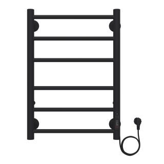 Полотенцесушитель электрический AZARIO PARMA AZ10846B 400/600 6 секций, тен справа, черный