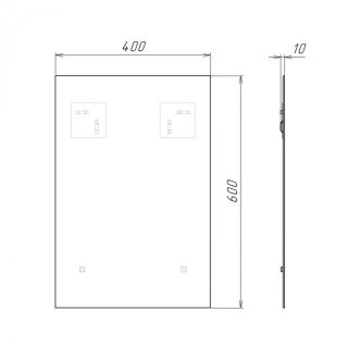 Зеркало Comforty Альба  00-00014245 40 см