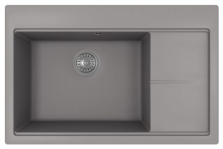 Кухонная мойка Florentina Россана 780 серый шёлк