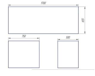 Экран фронтальный для ванны Эстет Gracia silk ФР-00014653 Л 170см белый