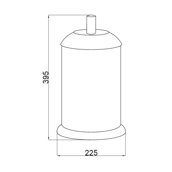 Ведро Boheme Murano золото 10914-G