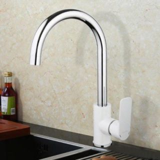 Смеситель для кухни Gappo G4048 белый/хром