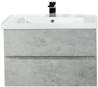 Подвесная тумба под раковину Art&Max Techno 90см бетон лофт натуральный AM-Techno-900-2C-SO-LS935