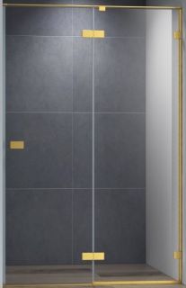 Душевая дверь Cezares Bellagio 100см брашированное золото BELLAGIO-B-12-100-C-BORO