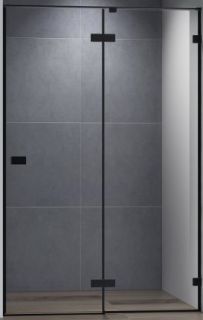 Душевая дверь Cezares Bellagio 140см чёрный BELLAGIO-B-12-140-C-NERO