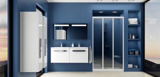 Душевая дверь Ravak Supernova ASDP3-120 00VG0102ZG Grape профиль белый