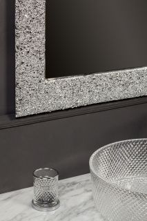 Зеркало Boheme Aura с подсветкой серебро 538