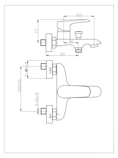 Смеситель Weltwasser СЕРИЯ WW MX Арт. BONN 303