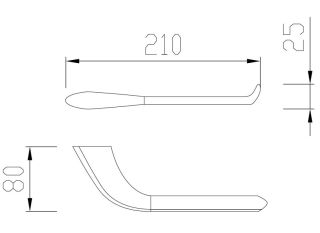 Бумагодержатель ABBER Nord AA1531B чёрный матовый